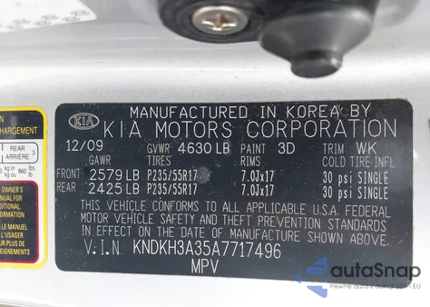 2005 Hyundai Santa Fe Gls z USA, uszkodzony, nr VIN KM8SC13D85U963826